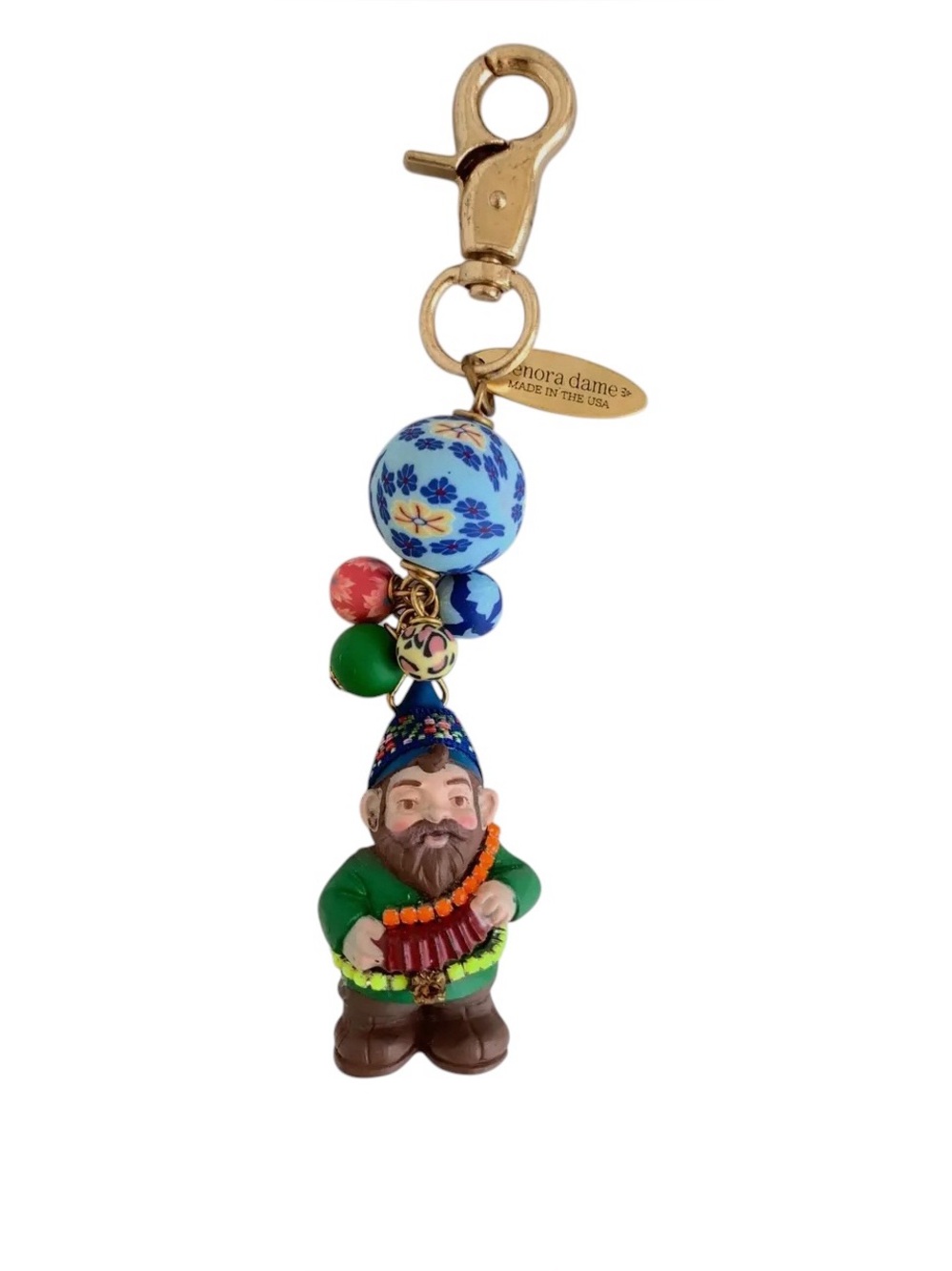 Lenora Dame Pascal the Garden Gnome Bag Charm